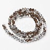 Electroplate Transparent Glass Beads Strands EGLA-A034-T4mm-M-3