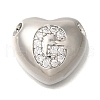 Rack Plating Brass Micro Pave Cubic Zirconia Pendants KK-I722-04P-G-1