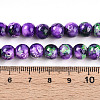 Baking Painted Glass Beads Strands X1-DGLA-N003-8mm-A07-5