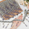 12M Polyester Fringe Lace Trims SRIB-WH0026-26C-3