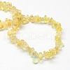 Natural Citrine Stone Bead Strands X-G-R224-04-2