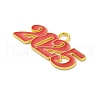 Alloy Enamel Pendants ENAM-P256-01B-G02-2