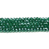Transparent Electroplate Glass Beads Strands EGLA-A039-T2mm-A10-1