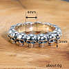 Skull Head Alloy Finger Rings FS-WGF71B4-04-5