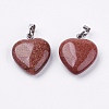 Synthetic Goldstone Pendants G-G956-B15-FF-3