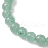 Shell Pearl Bead & Natural Green Aventurine & Yellow Jade & Carnelian Beaded Stretch Bracelets for Women BJEW-JB11938-01-4