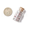 7Pcs Natural Gemstone Chip Healing Crystals Wishing Bottles AJEW-JD00018-3