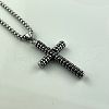 Stainless Steel Classic Cross Pendant Necklaces for Men HH4351-4