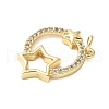 Brass Micro Pave Cubic Zirconia Pendants KK-D357-06B-G-2