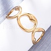 304 Stainless Steel Cuff Bangles for Women BJEW-D306-07G-4