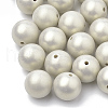Spray Painted Style Acrylic Beads MACR-T010-10mm-04-1