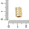 Brass Micro Pave Cubic Zirconia Beads ZIRC-I356-41G-3