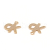 201 Stainless Steel Charms STAS-B001-44G-2
