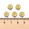 Brass Rhinestone Spacer Beads RB-A014-Z8mm-10G-4