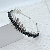 Natural Obsidian Chip Hair Bands PW-WG55675-01-1