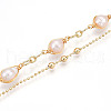 Brass Multi-strand Bracelets BJEW-N031-01G-4