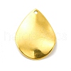 Ion Plating(IP) 201 Stainless Steel Pendants STAS-G296-06G-1
