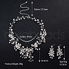Alloy Fresh Water Pearl Rhinestone Jewelry Sets FS-WG8E598-02-3