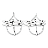 Tibetan Style Alloy Big Pendants TIBEP-N008-201-2