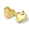 Brass Locket Pendants KK-C092-25G-12-2