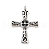 Retro 304 Stainless Steel Big Pendants STAS-I205-12AS-1