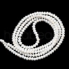Electroplate Opaque Glass Beads Strands EGLA-F149-AB-02-3
