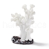 Resin Imitation Coral Ornaments DJEW-G026-04A-1