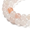 Natural Golden Silk Jade Beads Strands X-G-A220-A02-01-4