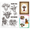 Custom Summer Theme PVC Plastic Clear Stamps DIY-WH0631-0758-1