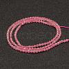 Natural Strawberry Quartz Beads Strands G-K182-2mm-06-2