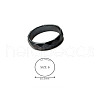 Synthetic Hematite Plain Band Rings BK4832-29-1