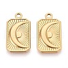 304 Stainless Steel Pendants STAS-T065-03G-1
