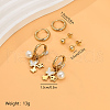 3 Pairs Elegant Stainless Steel Earring Sets OF1161-2-2