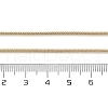 Ion Plating(IP) 304 Stainless Steel Round Snake Chain Necklace for Women NJEW-G097-01G-4