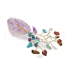 Natural Mixed Gemstone Chips Tree of Life Display Decorations AJEW-JD00015-04-4