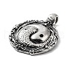 Tibetan Style Alloy Pendants TIBE-L012-044AS-02-2