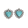 Synthetic Turquoise Pendants PW-WG50367-05-1