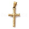 201 Stainless Steel Pendants STAS-U053-07C-G-1