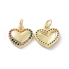 Brass Micro Pave Colorful Cubic Zirconia Charms KK-E068-VF133-1