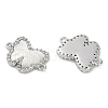 Brass Micro Pave Cubic Zirconia Pendants KK-U043-32P-01-2