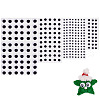 Olycraft 4 Sheets 4 Styles Plastic Wiggle Googly Eyes Stickers KY-OC0001-30-1
