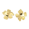 Brass Bead Caps KK-V015-37G-01-1