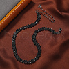 Elegant Rhinestone Cup Chains Collar Necklace for Women ZR7488-1-1