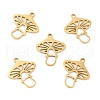 201 Stainless Steel Pendants STAS-E015-10G-2