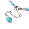 Gemstone Pendant Necklaces NJEW-MZ00032-5