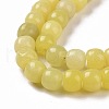 Natural Lemon Jade Beads Strands G-G990-C06-4