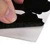 Rectangle & Oval Blank Dry Erase Reusable Waterproof PVC Adhesive Sticker DIY-I073-03-3
