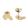 PVD Vacuum Plating 304 Stainless Steel Stud Earrings for Women EJEW-A048-07G-2