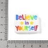 Word Silicone Focal Beads SIL-P010-01A-3