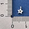 925 Sterling Silver Cubic Zirconia Charms STER-Q005-01B-A-3